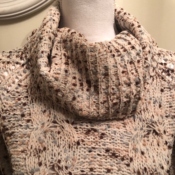 Moon and Madison Confetti Turtleneck Sweater Sz M - Picture 2 of 11